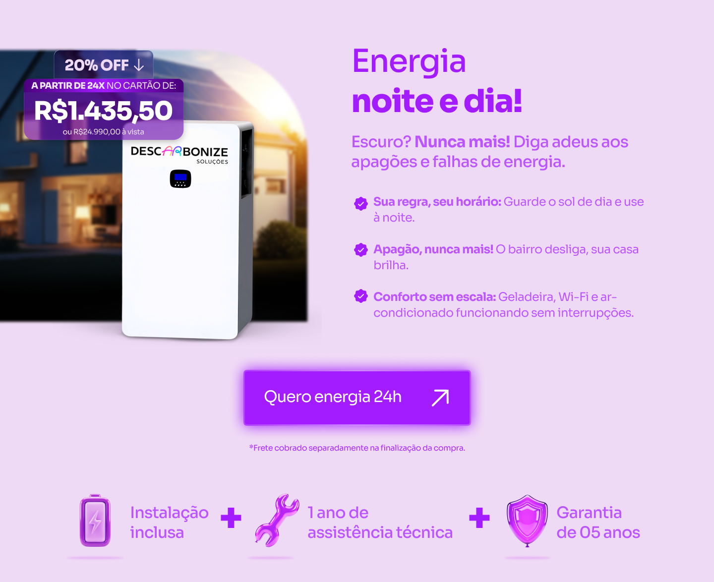 Banner de parceria Descarbonize Soluções